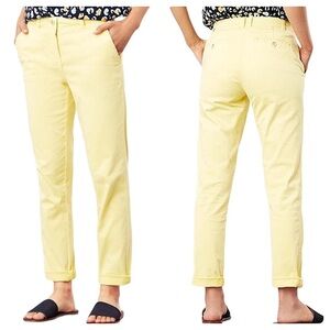 Joules Lemon Hesford Slim-Fit Chino Pants Size 4 Slim Fit Beachy Casual Summer